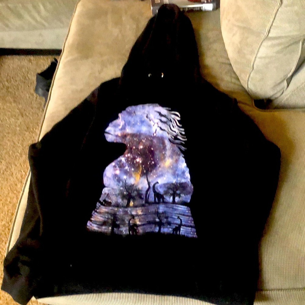 Unique Hoodie! Ape and the galaxy!